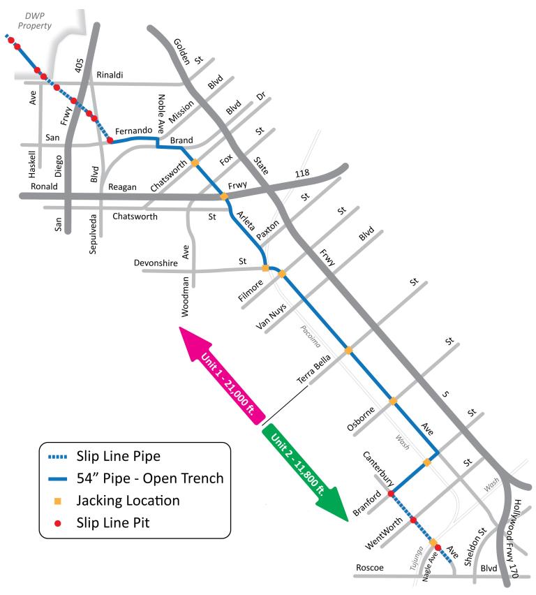 City Trunkline North Map