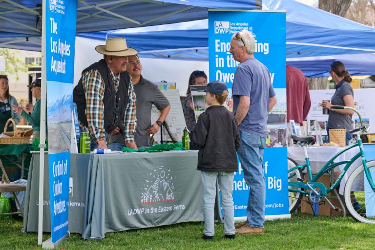 Community Partnerships Image for LADWP in the Eastern Sierra - LADWP Booth
