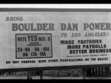 Historic vote yes Bring Boulder Dam Power to LA campaign sign