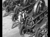 Men inspecting power equipment