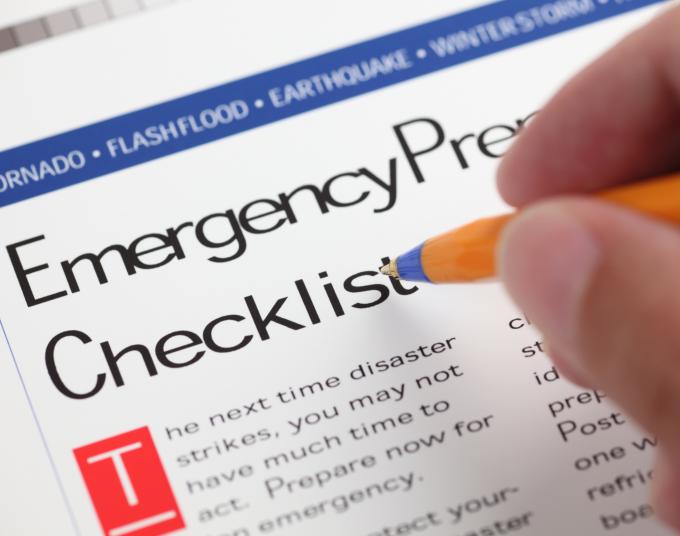 emergency preparedness checklist