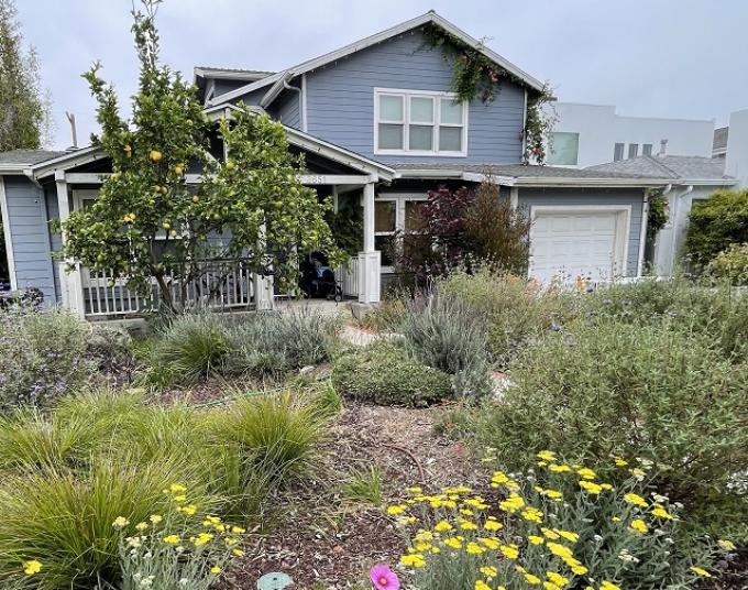 Low Water Use Garden in front yard of a house