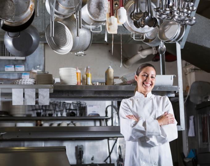 chef in kitchen