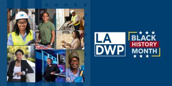 Black LADWP employees representing different jobs.