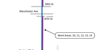 Map of Western Trunk Line Project Area