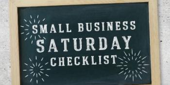 Your Small Business Saturday Checklist infographic