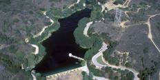 Hollywood Reservoir, Aerial View
