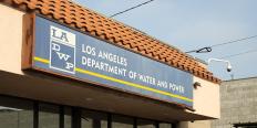 LADWP sign from Boyle Heights Customer Service Center